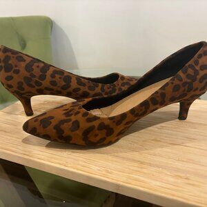 Leopard Kitten Heel
